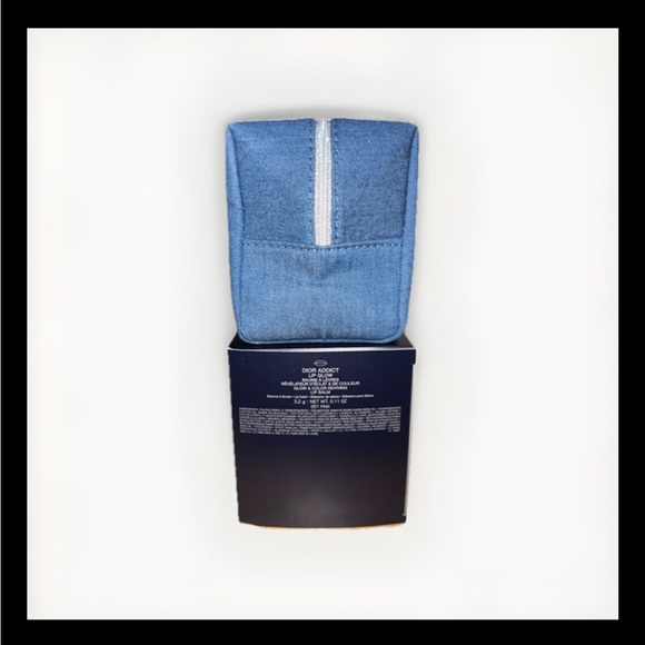 Christian DIOR Beauty Empty Denim Cosmetic Pouch Bag Limited Edition 2024 - Picture 9 of 12